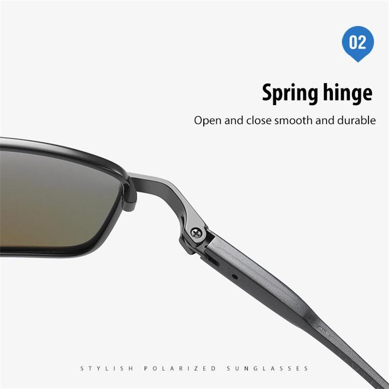 Outdoor Fishing Driving Square Nearsighted Sunglasses With Diopters Anti-Glare Uv400 Shortsighted Eyewear 0 -0.5 -0.75 To -6.0
