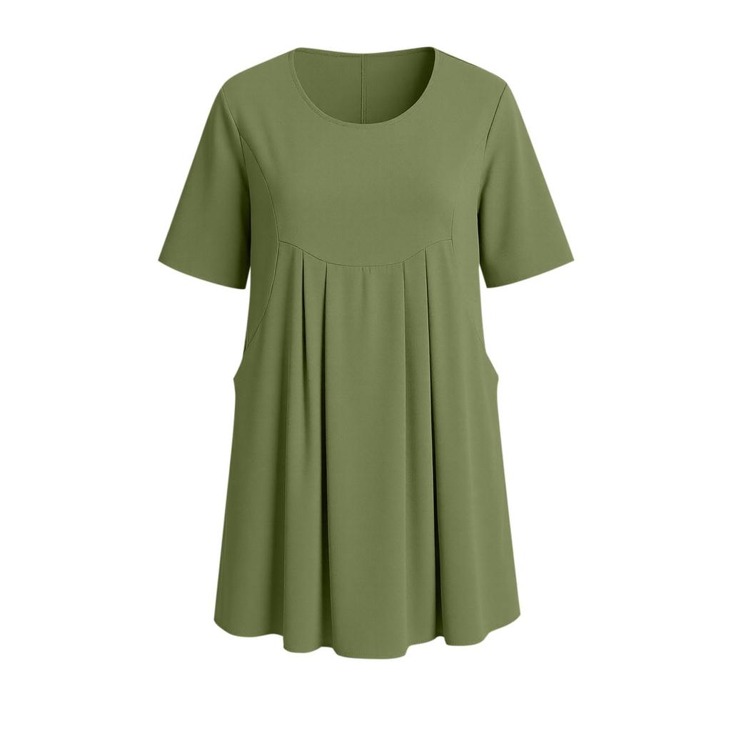 Modisches, lässiges Damenkleid in verschiedenen Farben