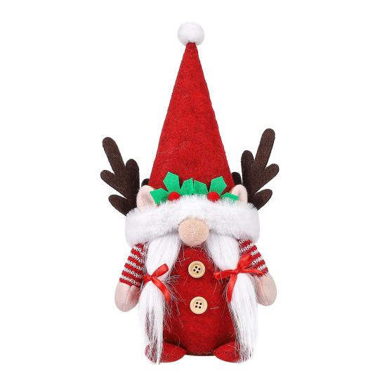 Christmas Faceless Gnome Dolls Nordic Style Forest Ornaments Festive Party Props for Window Display & Home Decor
