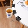 1PCS Tea Cup Holder Household Punch-free Desktop Storage Rack Hook Bracket Office Pen Holder Storage Cup Clip