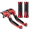 CNC Aluminum Brake Clutch Lever Perch With Grip Cover Suzuki GSX-R 600 750 1000 Motorcycle Upgrade