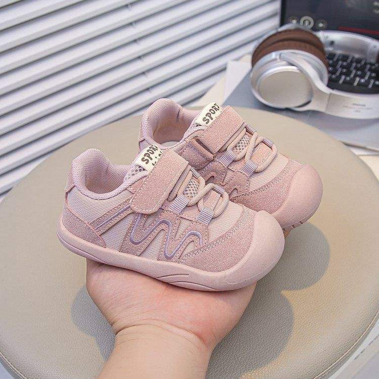 2025 baby toddler shoes spring and autumn new baby girl shoes soft sole breathable sports shoes