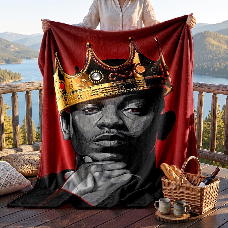 Warm Flannel Throw Blanket,Kendrick Lamar Lightweight Cozy Blanket For Bed Sofa And Daily Use