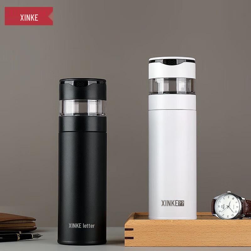 Xinke Tea Separation 316 Stainless Steel Thermos with Temp Display