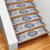 15PCS Carpet Stair Treads Set Non Slip Indoor Stair Rugs Stairway Carpet Rugs Indoor Skid Resistant Stair Tread for Wooden Steps