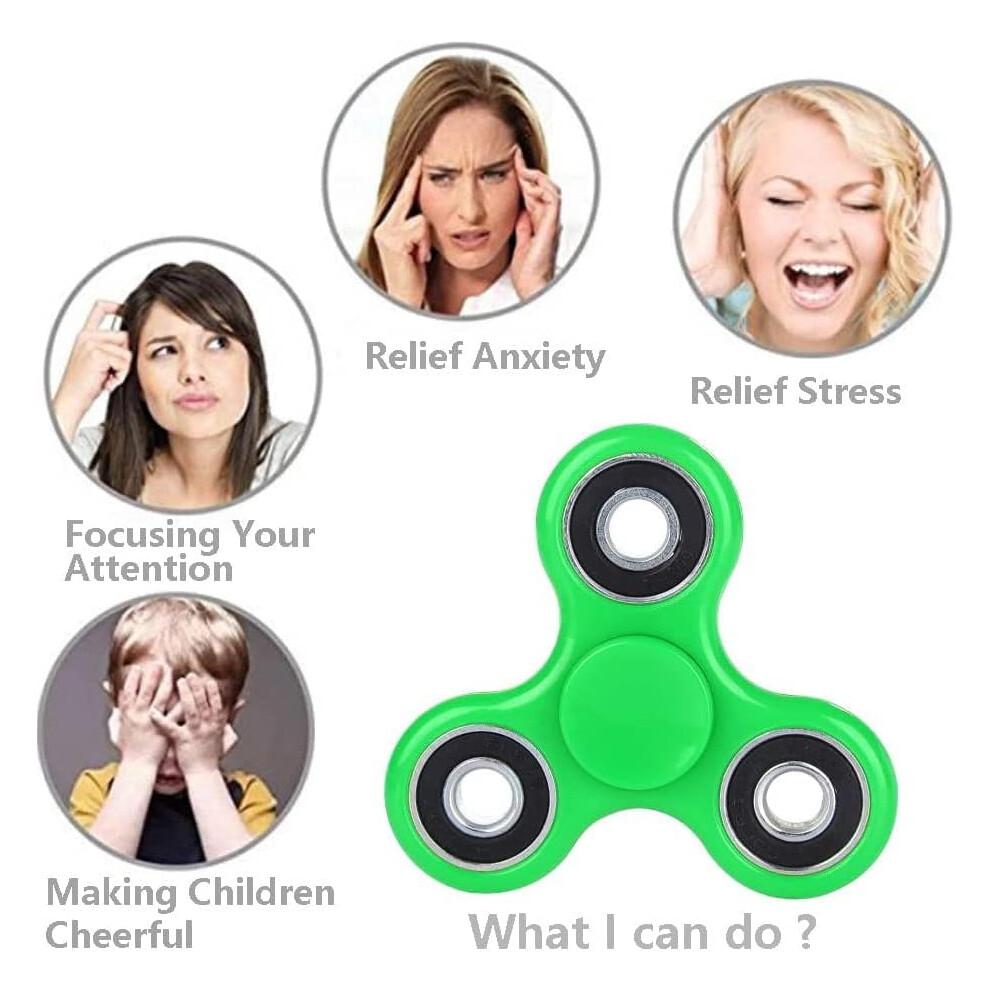 YZhouD 5-Pack Fidget Spinners, Sensory Hand Toys Bulk, Stress Relief Anxiety Reducer, Halloween Party Favors for Kids & Adults, Classroom Prizes