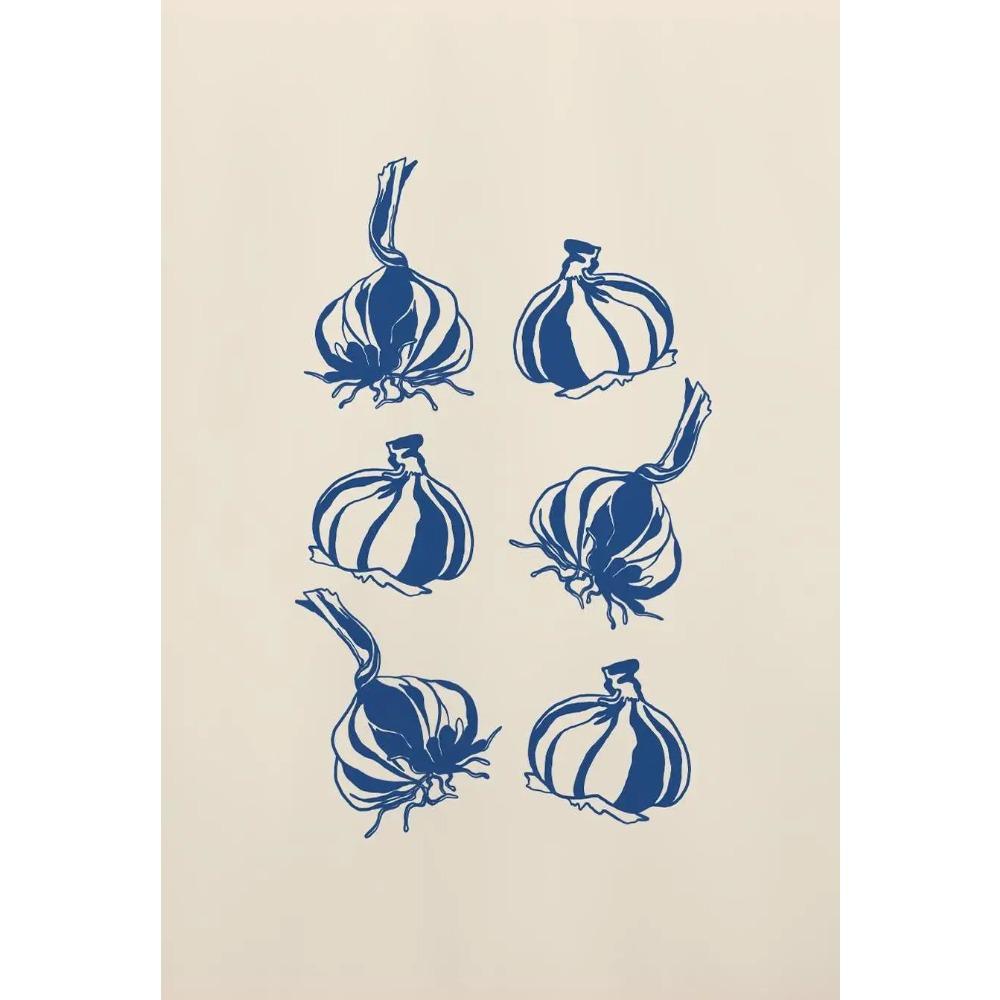 Minimalist Simple Fruits Vegetables Posters Onion Tomato Corn Abstract Modern Prints Canvas Wall Pictures Home Living Room Decor