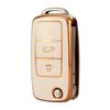 New Design TPU Car Key Case Cover Shell Fob For Volkswagen Polo Tiguan Passat B5 B6 B7 Golf 4 5 6 MK6 Jetta Lavida Skoda Octavia