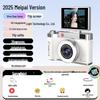 Retro Dual Camera with Flip Screen: HD Digital CCD Student Camera with Beauty Filters for Photos and Videos.