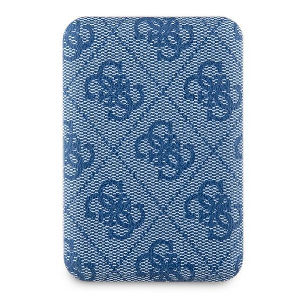 Guess 15W Wireless Powerbankgupb5Fp4Emgb 5000Mah Blue/Blue 4G Leather Metal Logo Magsafe