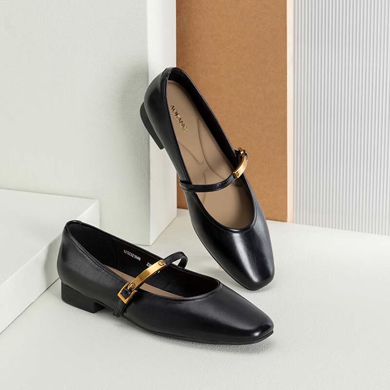 Aokang Elegant Mary Jane Shoes for Women 37