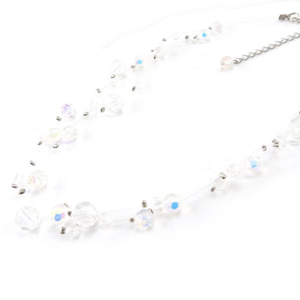 Les Trésors De Lily [J2795] - White 'Sissi' Necklace