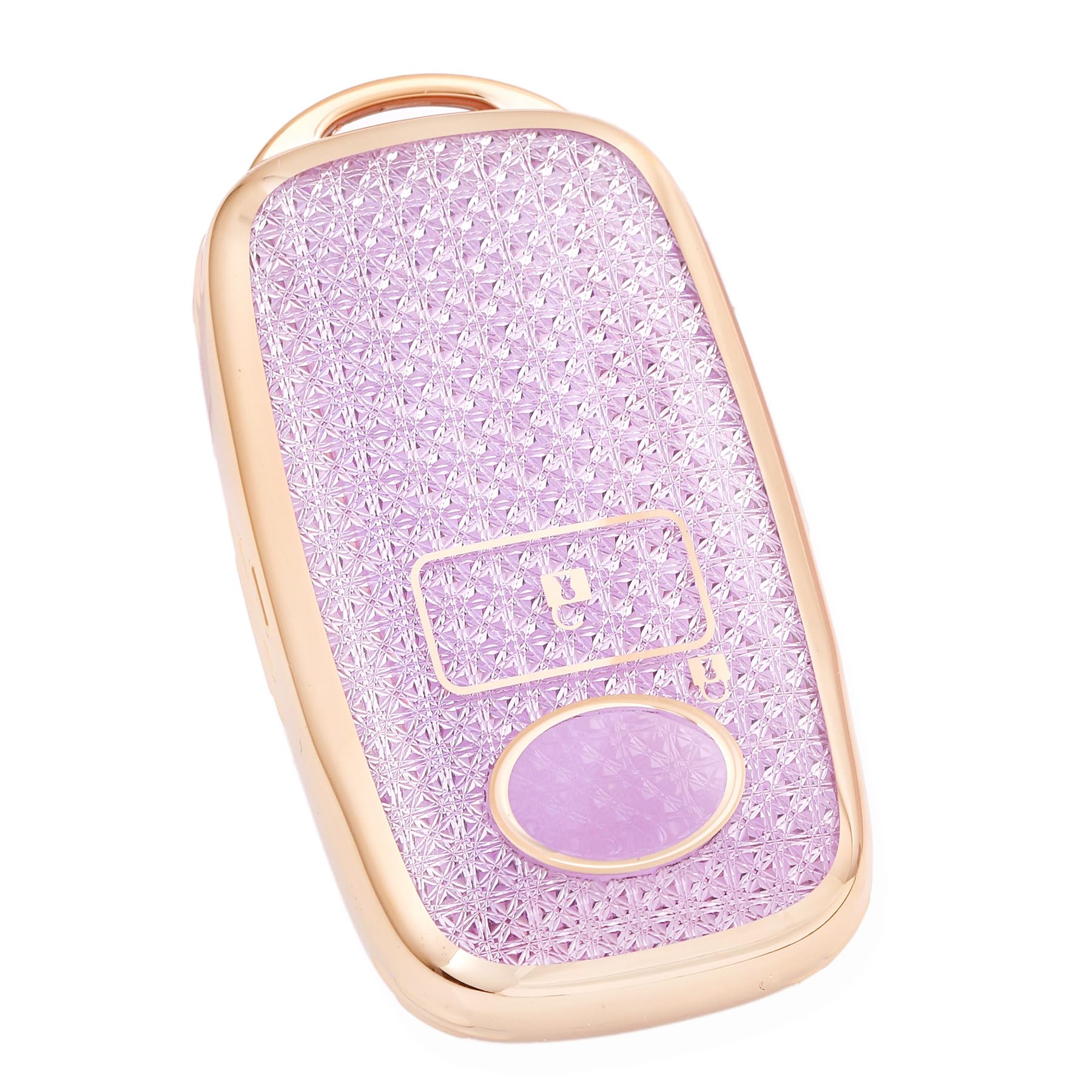 

[YANMW] Роскошный чехол для ключа, Совместимый с Toyota-Rise Roomy, Совместимый с Daihatsu Tant Custom, key case золотой