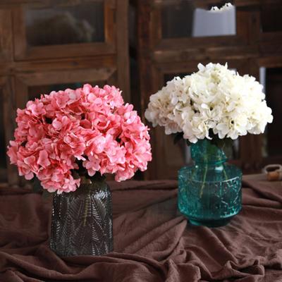 Simulated Flower Not Wither Table Decoration Faux Silk Beautiful Home Decorative Simulation Hydrangea for Living Room