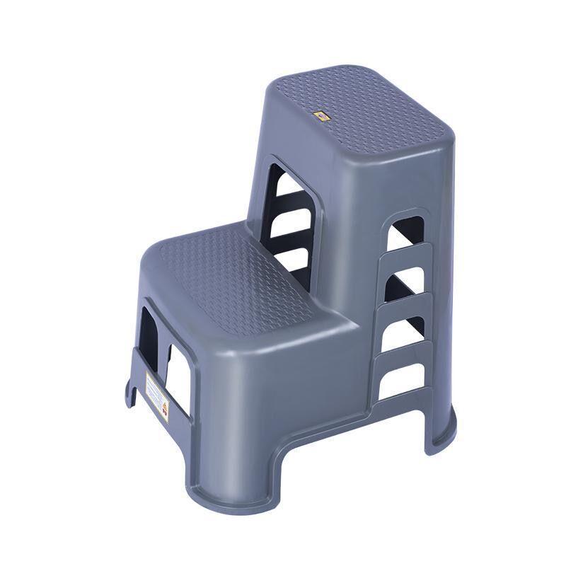 Adjustable Two-Step Car Wash Stool: Thickened, Multi-functional Plastic Footrest for Auto Shop & Household Use
