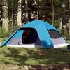 Vidaxl Tenda Familiare, a Cupola, 6 Persone, Blu, Impermeabile