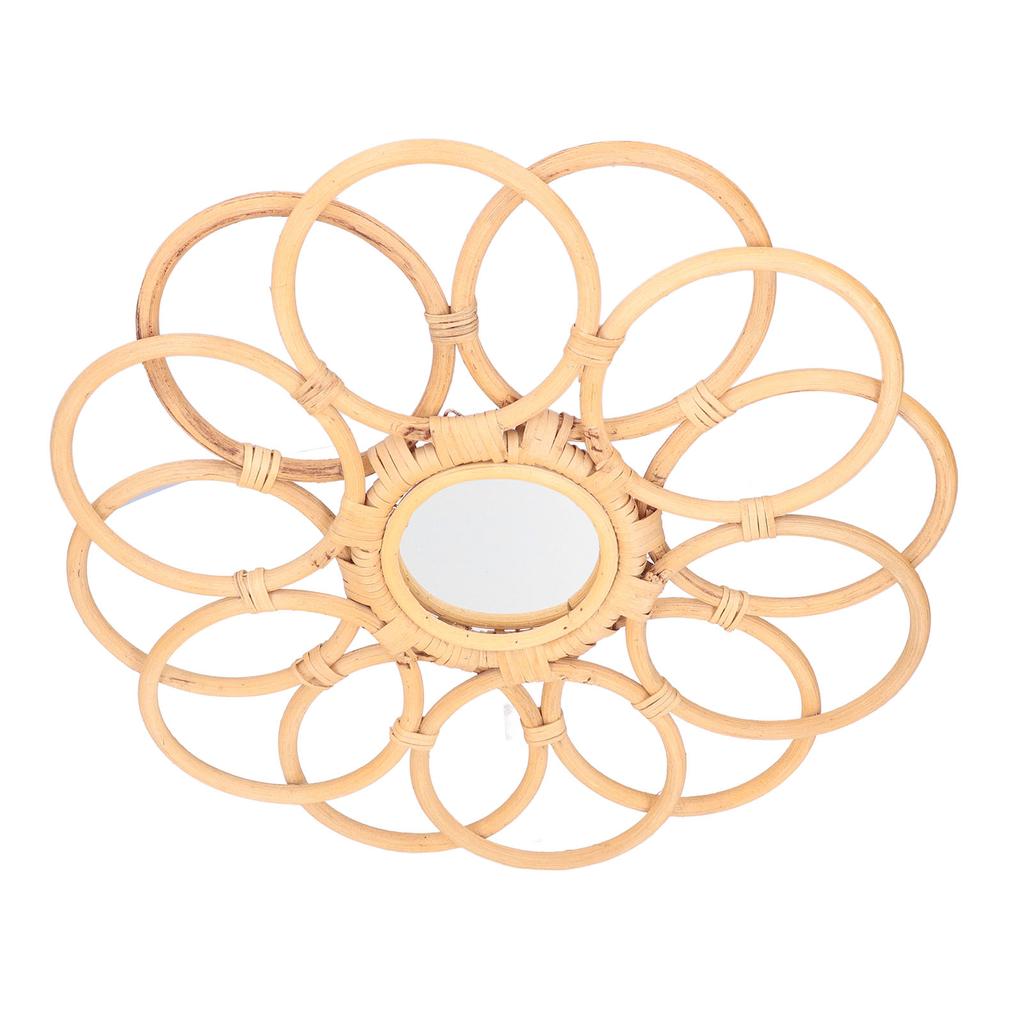 Boho Spegel Vintage Stil Hög Klarhet Premium Material Mycket Hållbar Utsökt Platsbesparande