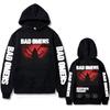 Rock Band Bad Omens Do You Feel Love Tour Huvtröja Herr Dam Vintage Överdimensionerad Tröja Man Hip Hop Gotisk Punk Streetwear