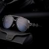 Retro Sunglasses Men'S High Sense Punk Style Sunglasses Sunscreen Full Frame Sunglasses
