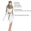 Deluxe Pharaoh Men Egyptian King Costume Desert Prince Queen Fancy Dress Cosplay