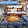 Literie Motif Grizzy et les Lemmings, Ensemble Couette Housse de Couette Taie d'Oreiller Cadeau d'Anniversaire pour la Maison (1 housse de couette + 2 taies d'oreiller, sans garnissage.)XSJT0917057