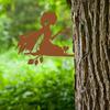 Metal Wall Art Fairy Garden Decor