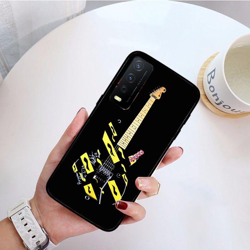 Eddie Van Halen Graphic Guitar Phone Cover For Vivo Y31 Y30 Y33S Y11S Y12S Y17 Y20S Y21S Y1S Y53S Y15 Y19 Y91C V23 Cases Coque