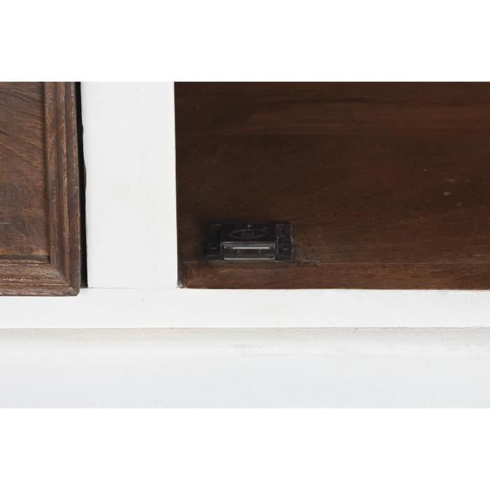 Buffet - 180x46x83 cm - Bois de manguier - 3 tiroirs - 2 portes