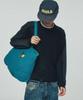 LEIRE Vintage Washed Cotton Shopper Bag [Blue]