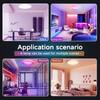 Ultra-Thin Smart Ceiling Lamp with Alexa Voice Control - WiFi & Bluetooth, RGB Color, Dimmable