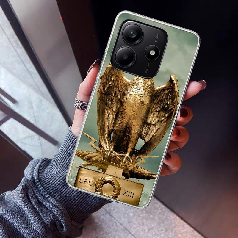 SPQR Roman Imperial Legionv Phone Case For Xiaomi Redmi Note 15 14 14S 13 12S 12 Pro Plus 11S 11 10S 10 4G Cover 11E 11T 5G Prin