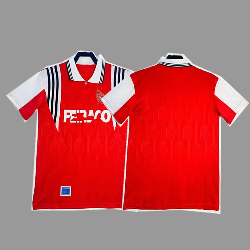 A Coruña retro jersey football jersey classic nostalgic version Dejaminha jersey game training jersey short sleeve S