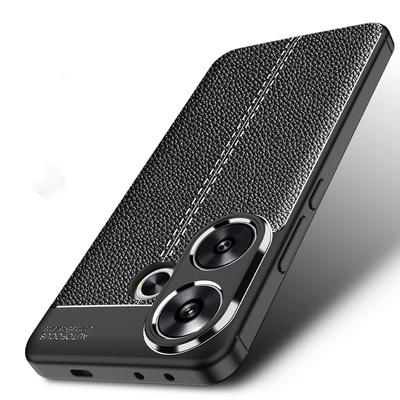 Für Poco F6 Hülle Xiaomi Poco F6 Hülle Capas Luxus Panzer Handy Bumper Rückseite Stoßfest TPU Weichleder Fundas Poco F6 F 6 PocoF6