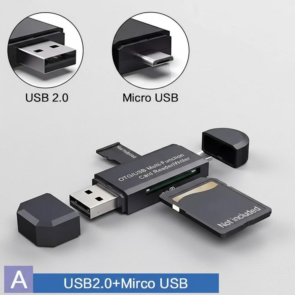 

USB 30 Micro SD Card Reader Adapter Type C Micro USB 20 Memory Card Reader for PC Laptop Smartphone
