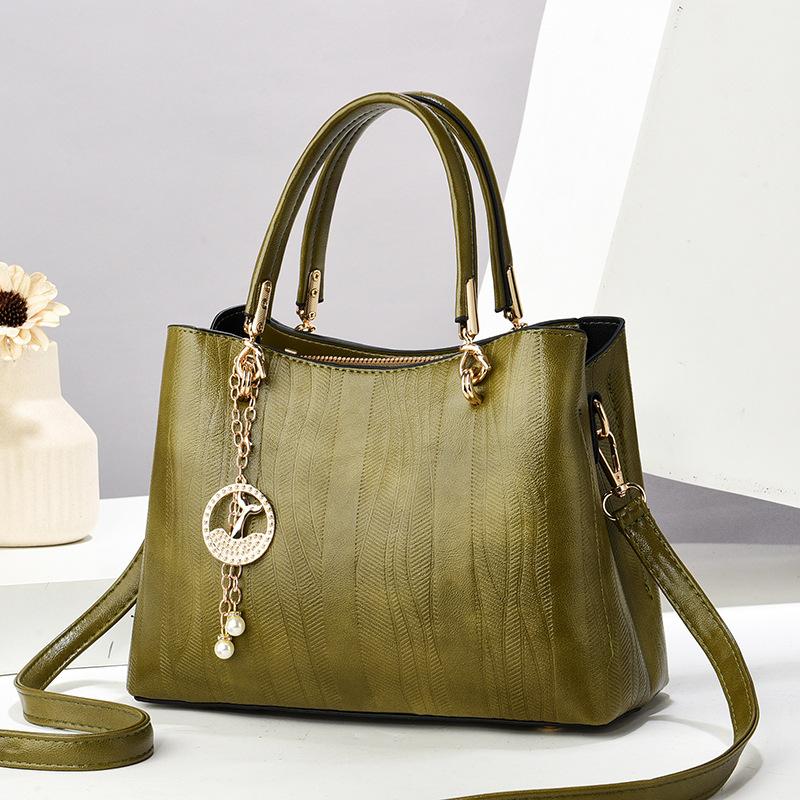 Bag Women's Bag 2025 New Simple Atmospheric Handbag Women's Fashion One Shoulder Oblique Span Bag Premium Sense Women's Retro