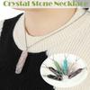 Fashion Crystal Stone Necklace Gifts Healing Crystal Stone Gemstone Pendant