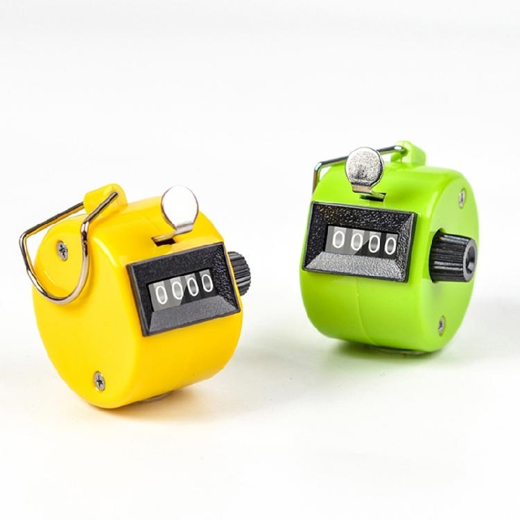 4-Digits Hand Mechanical Counters Clickers Pitch Counter Hand Manual Clickers