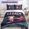Ronaldo's Cr7 Goal Celebration Bedding Set, Breathable Duvet Cover with Pillowcases, Soft Bed Linen for Bedroom Home Decoration, Perfect Festival Birt