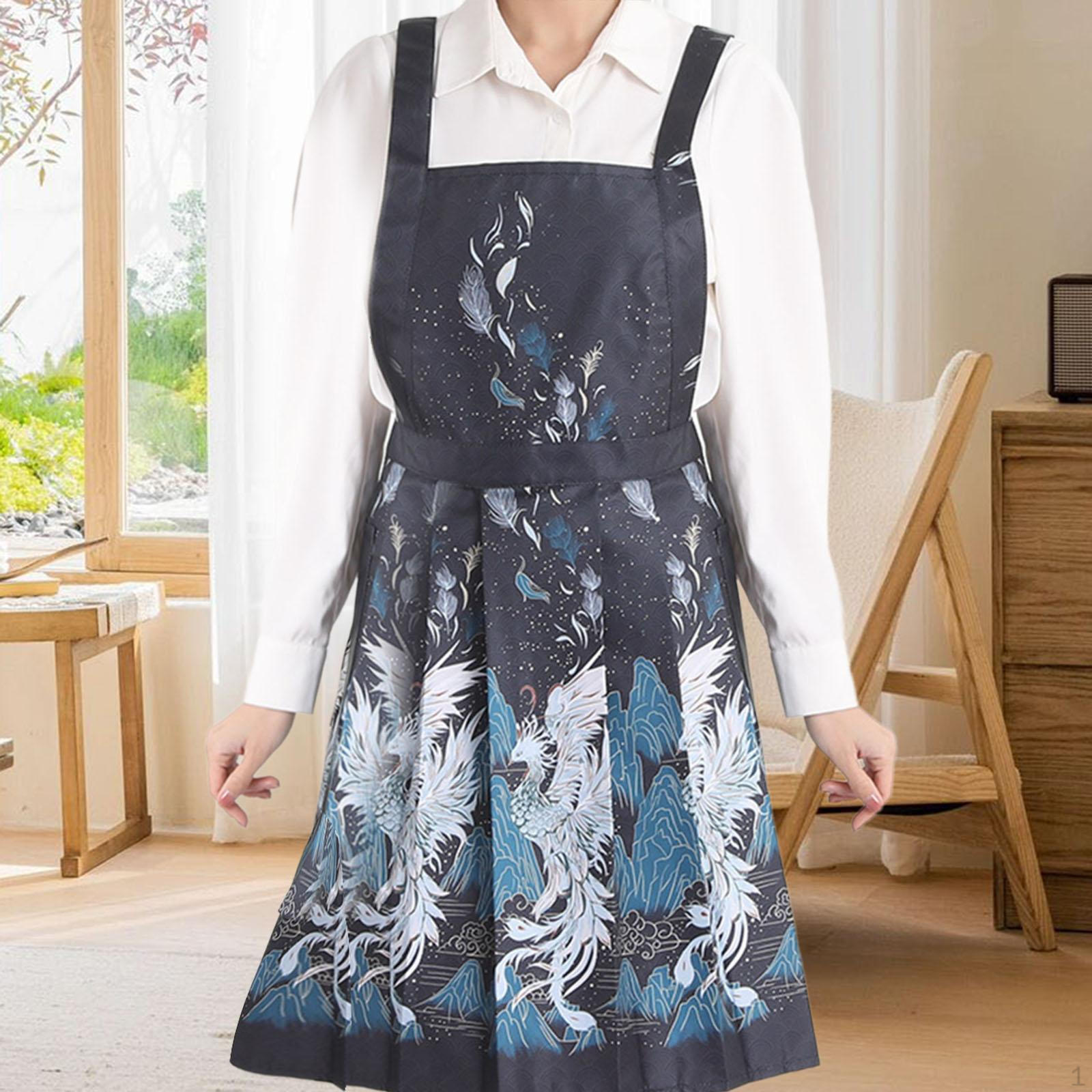 

Стильный женский кухонный фартук для приготовления пищи и выпечки чёрный