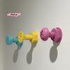 M-1/3pcs Creative Colorful Screw Self-adhesive Hook Cute Cartoon Sticky Hook for Wall Door Bathroom Non Punching Hooks for Bag