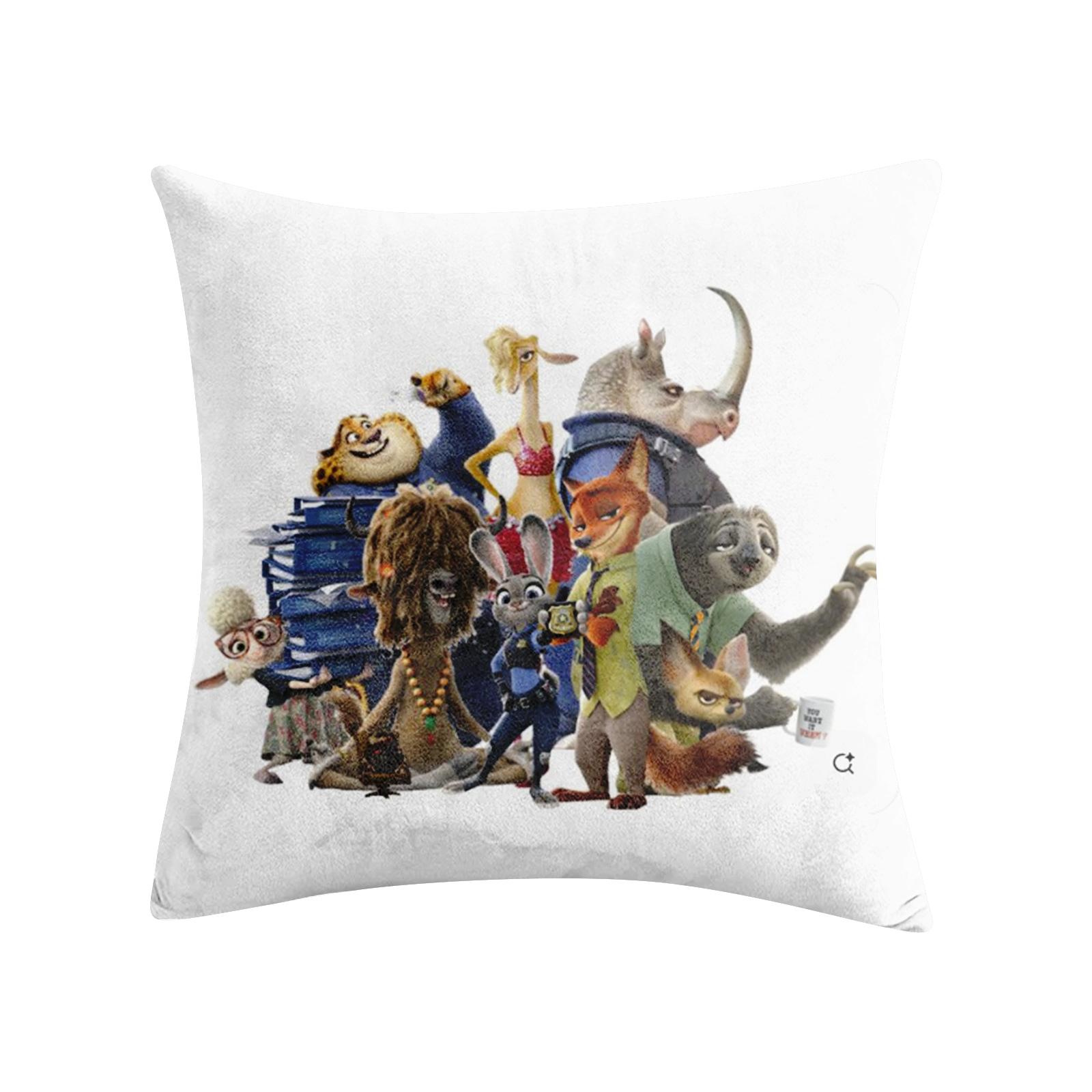 

Printed Pillowcase Square Pillowcase Sofa Pillowcase No Core Comfortable Pillowcase One Size