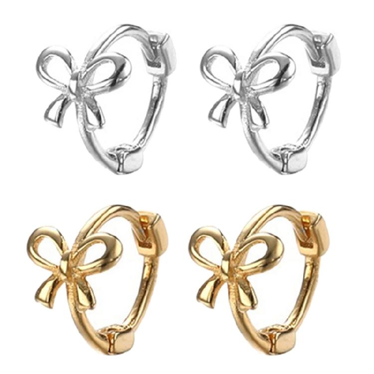 Butterfly Knot Earrings Bowknot Studs Ear Rings Ornament for Trendy Individuals