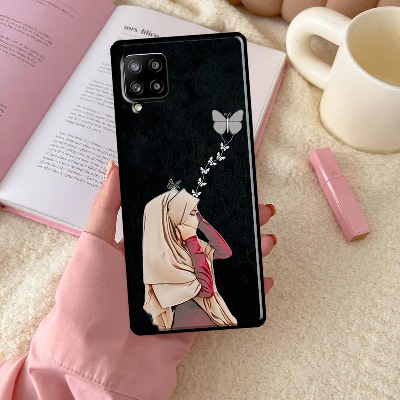 Muslim Islamic Hijab Gril For Samsung Galaxy A55 A35 A15 A32 A12 A22 A52 A54 A34 A14 A56 A36 A26 A16 A13 A53 A06 Case