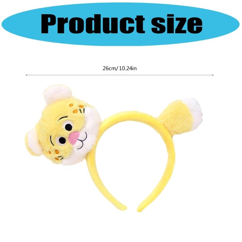 Fascia per Capelli con Personaggi Animali per Bambini Leggera Comoda Copricapo Accessori Per l'Uso Quotidiano