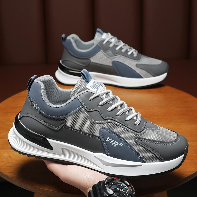 Sneakers Men's 2024 Summer New Trendy Shoes Men's Casual Breathable Mesh Running Platform Dad Shoes Men's Shoes