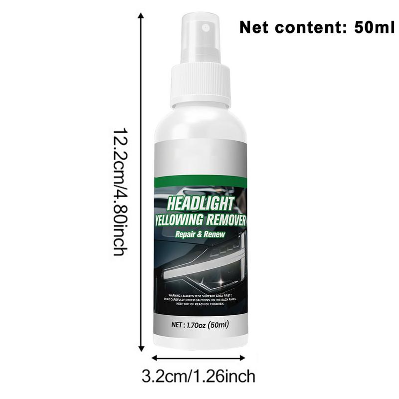 Soluție de Curățare Spray pentru Restaurarea Farurilor Pentru Restaurarea Farurilor Kit Profesional pentru Mașină