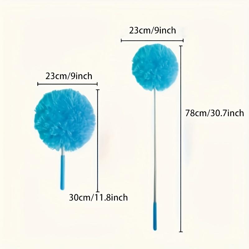 Retractable Duster with Microfiber Head - Multi-Functional Tool for Home, Car & Electronics, Brush for Ceiling Fans, Desks