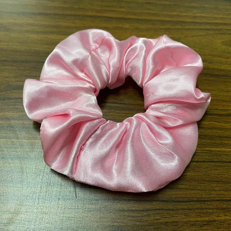LED Işıklı Parlak Saten Noel Saç Tokası - Amerikan ve Avrupa Stilleri için Kalın Bağırsak Scrunchie Saç Aksesuarı