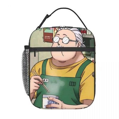 Anime Sakamoto Days Sakamotos isolierte Lunchtasche für Damen Kinder Tragbare Lebensmittelboxen Thermische Lunchbox Tragetasche