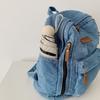 Zaino1011 estate nuova moda semplice tendenza zaino grande capacità borsa in denim studente universitario liceo scuola media